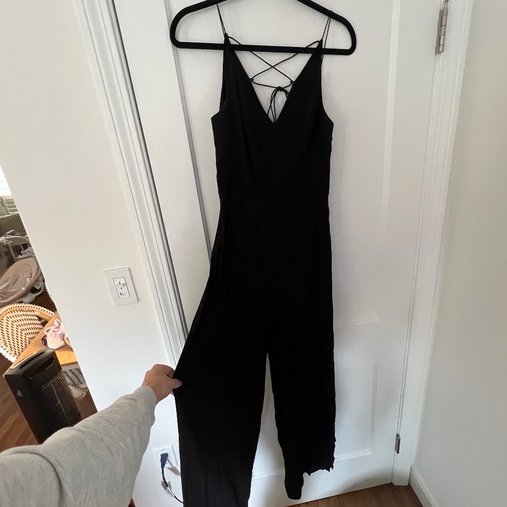 Anthropologie Black Jumpsuit